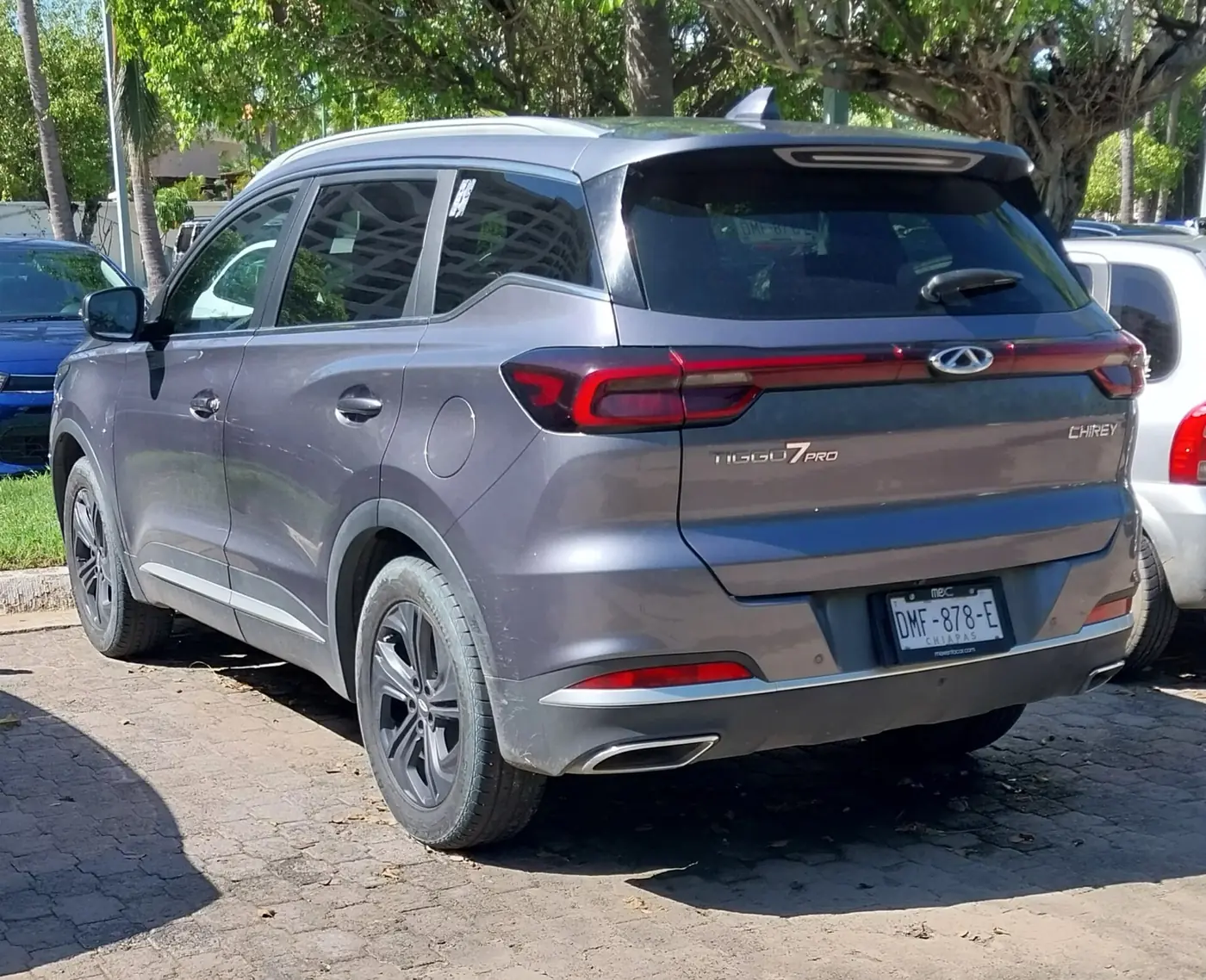 Chirey Tiggo 7 Pro 2026, vista 3/4 trasera