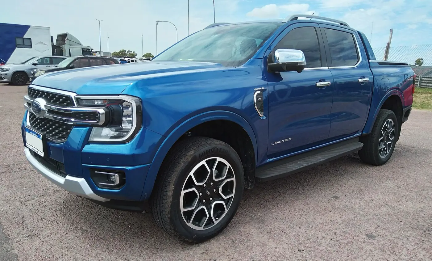 Ford Ranger 2027, vista 3/4 frontal, foto 1