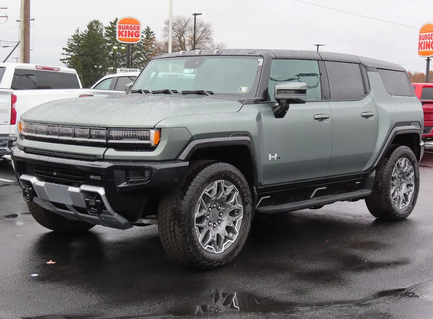 GMC Hummer EV SUV 2025, vista 3/4 frontal