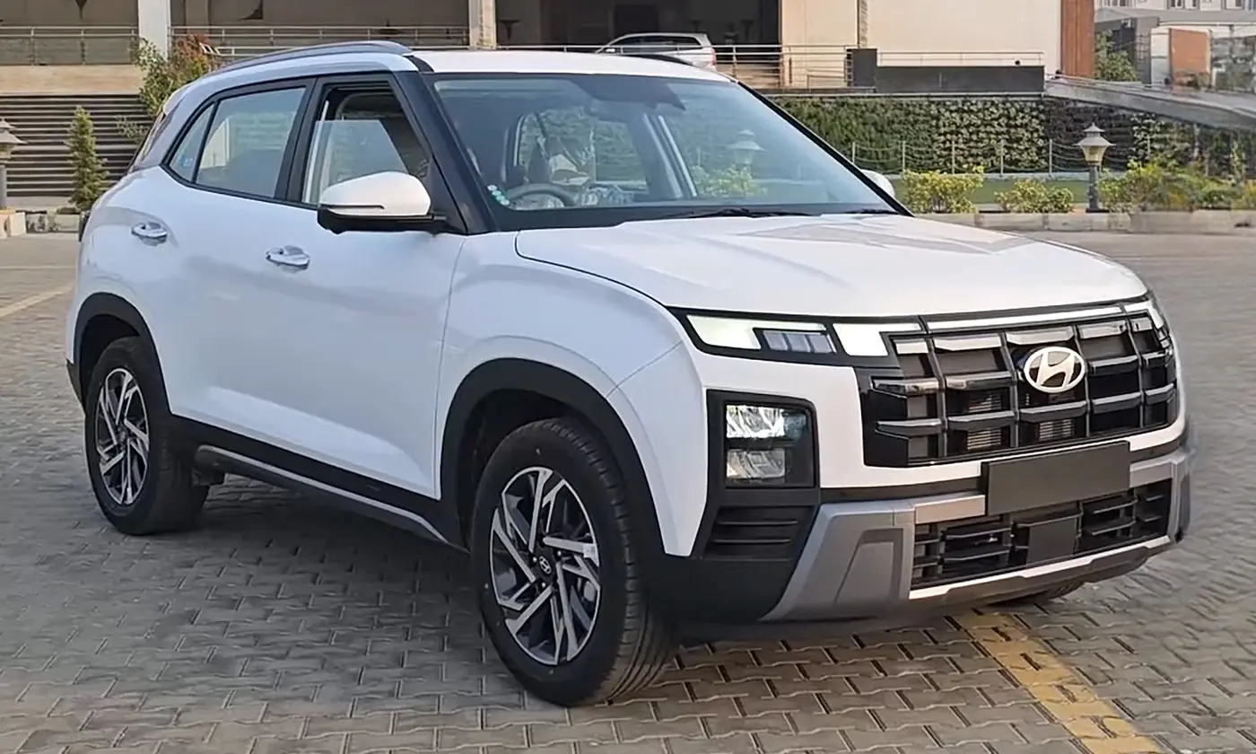Hyundai Creta 2027, vista 3/4 frontal