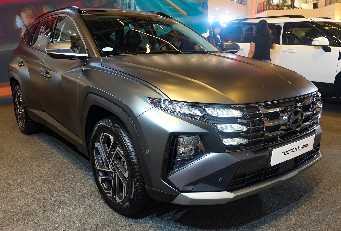 Hyundai Tucson Híbrida 2026, vista 3/4 frontal