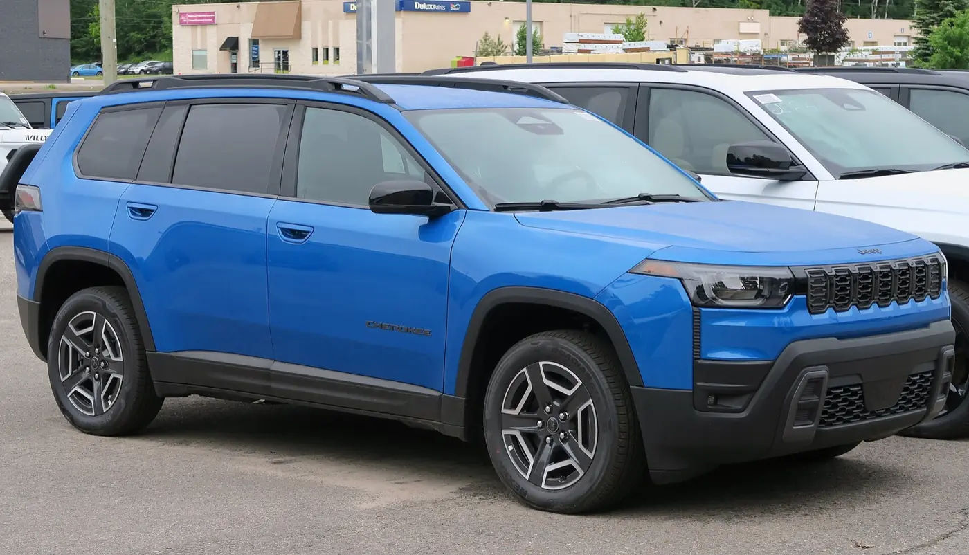 Jeep Cherokee 2027, vista 3/4 frontal, foto 2
