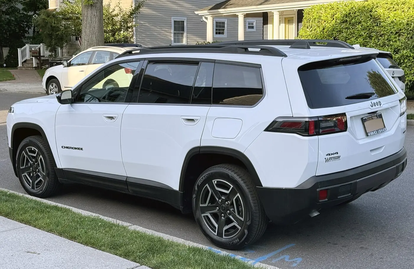 Jeep Cherokee 2027, vista 3/4 trasera