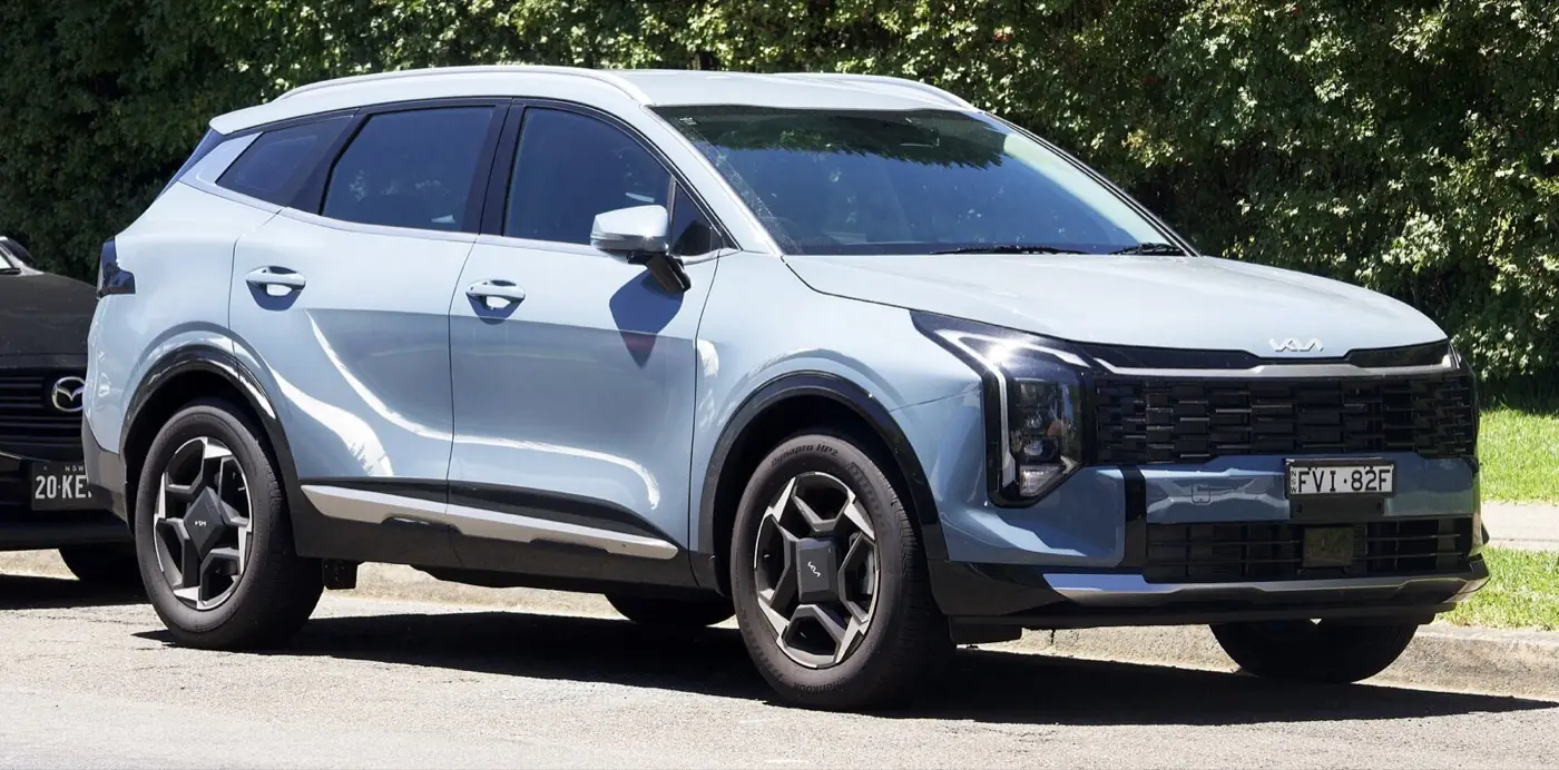 Kia Sportage 2027, vista 3/4 frontal