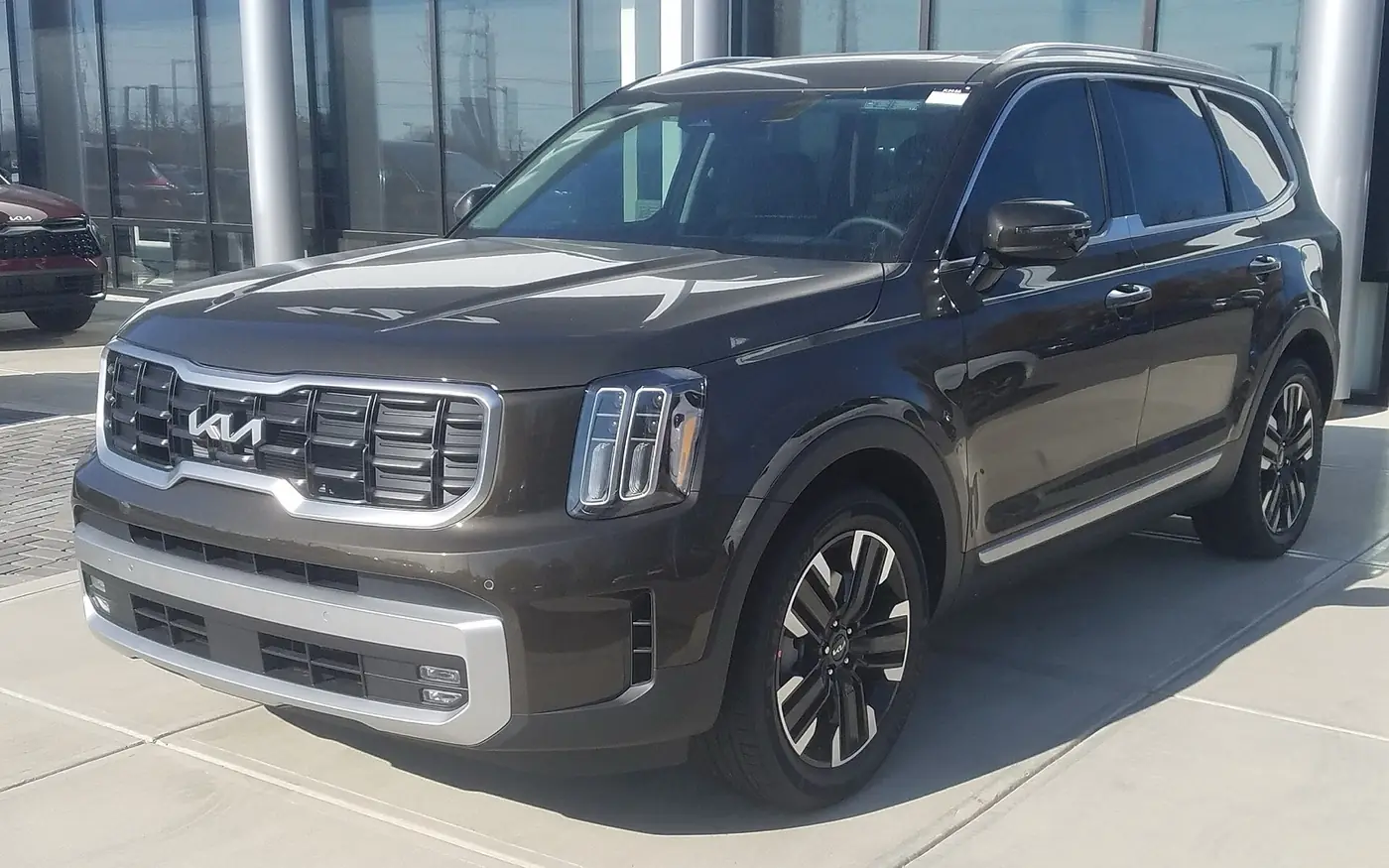 Kia Telluride 2025, vista 3/4 frontal