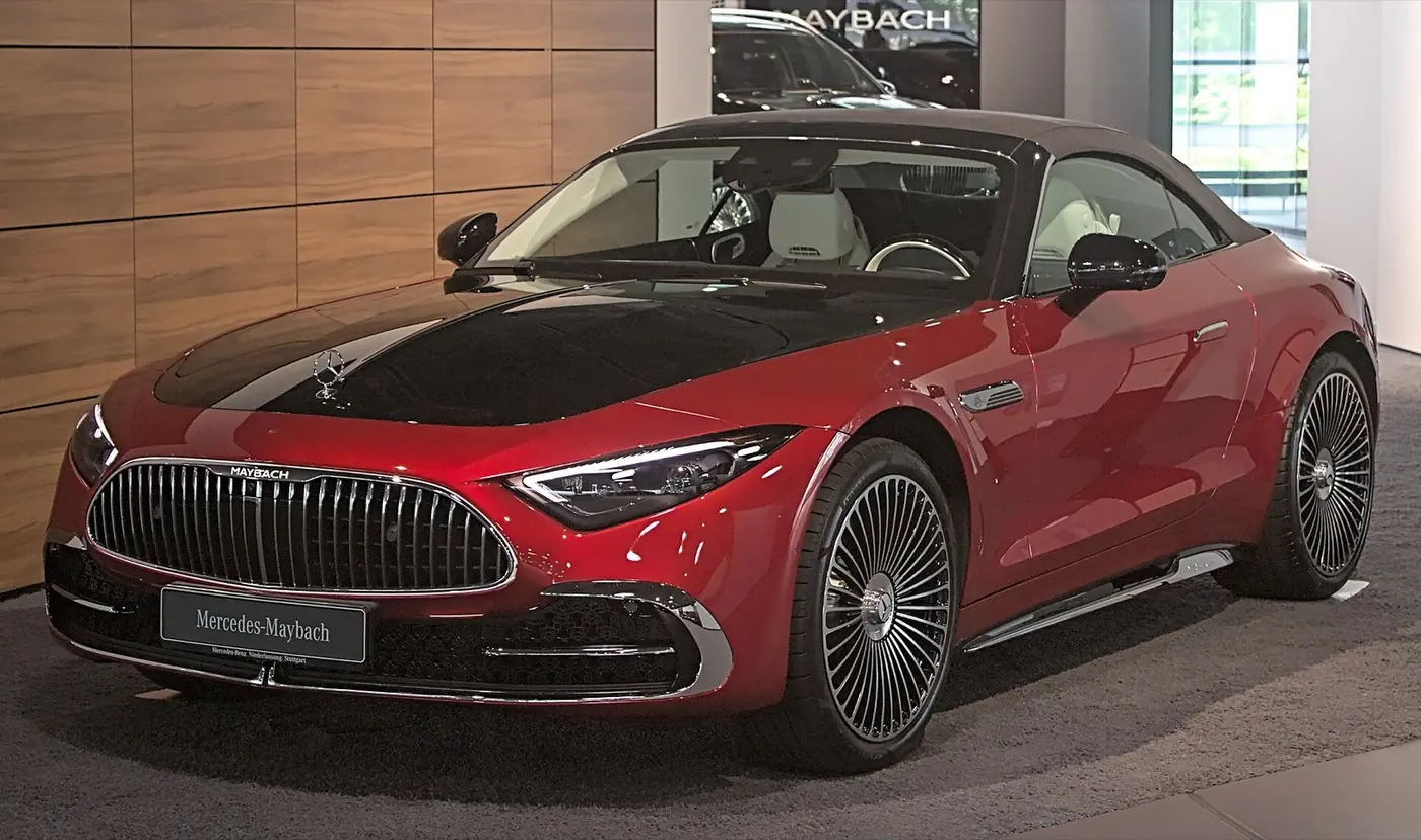 Mercedes-Benz Mercedes-Maybach SL 2027, vista 3/4 frontal