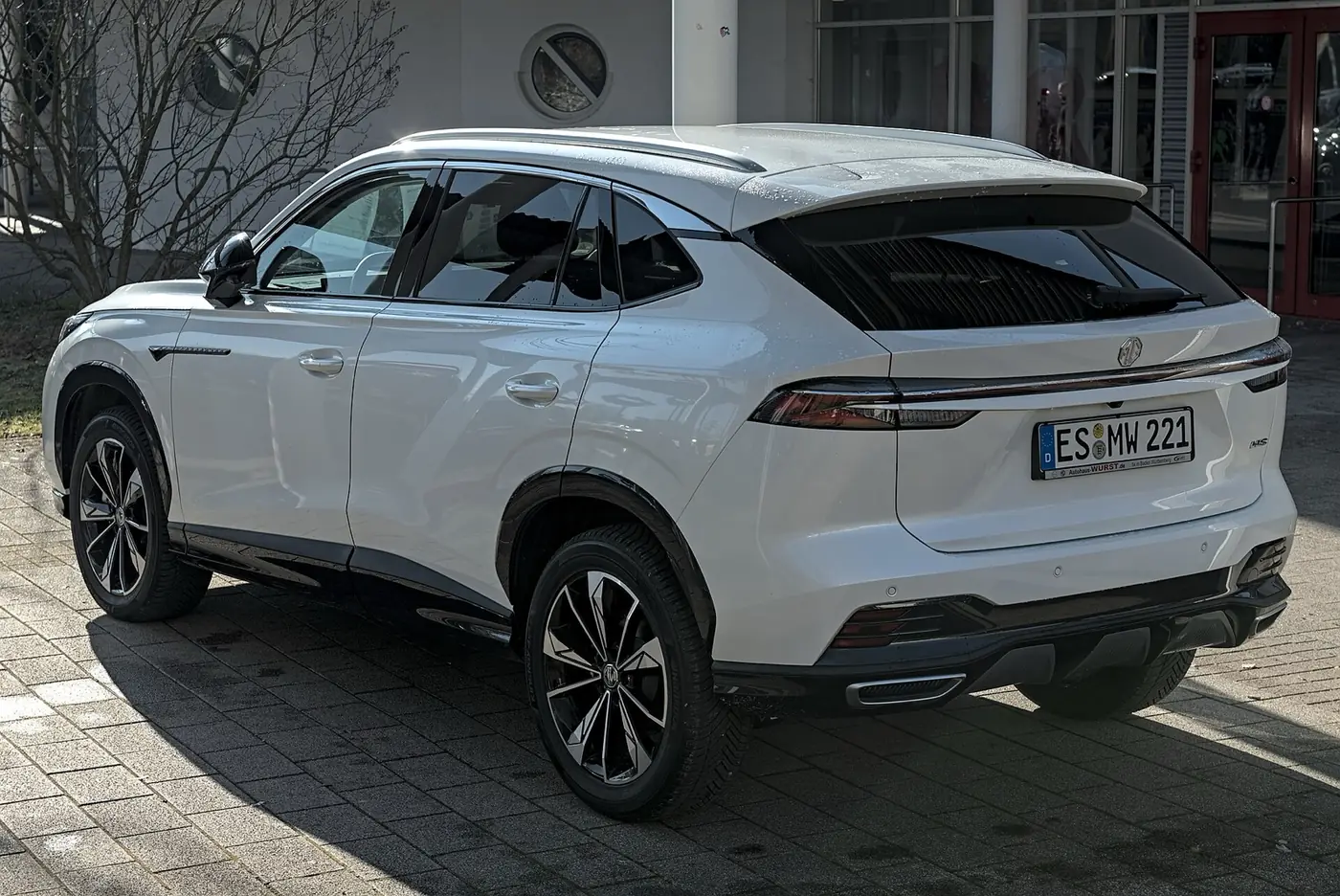 MG HS Hybrid+ 2026, vista 3/4 trasera