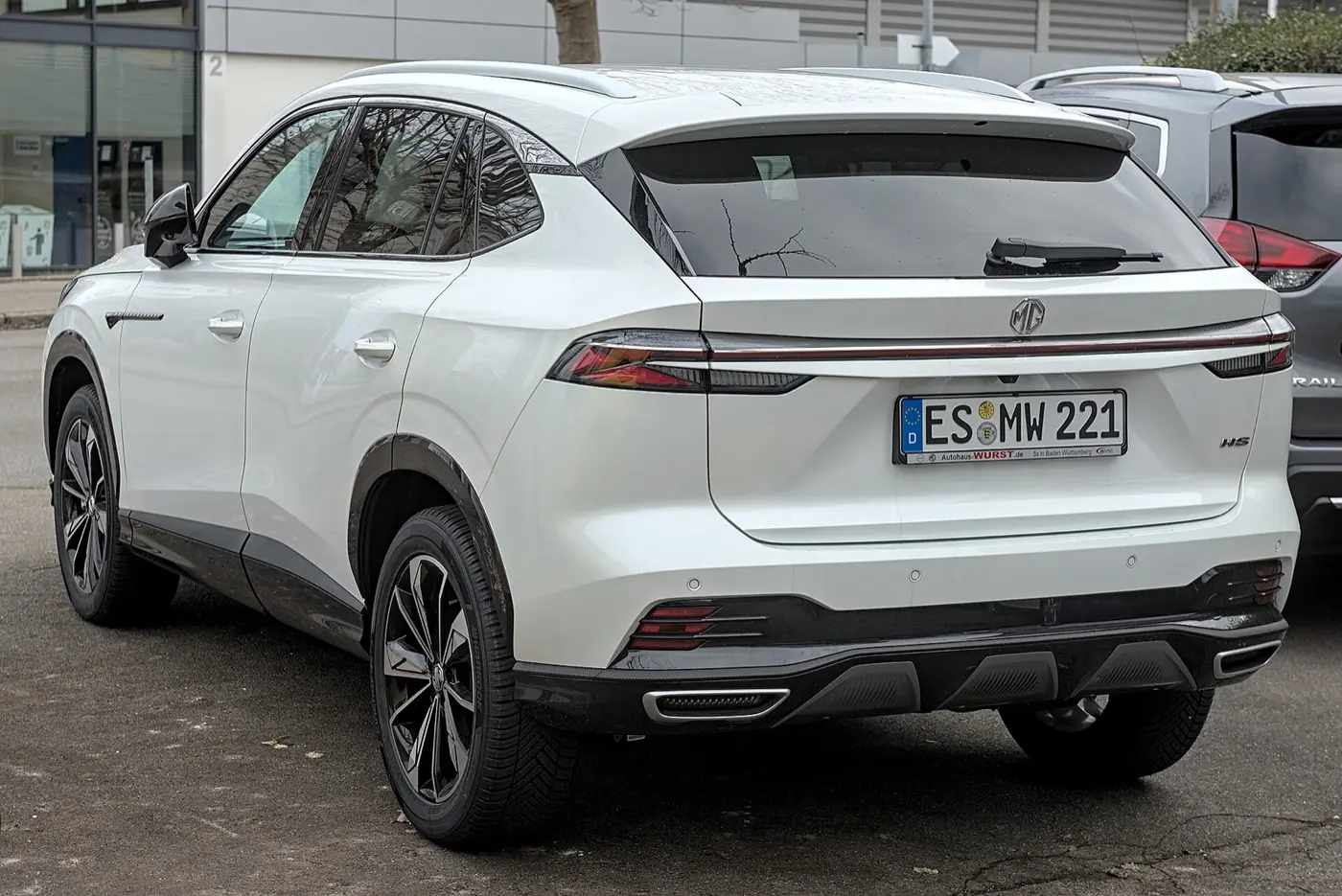 MG HS Turbo 2026, vista 3/4 trasera