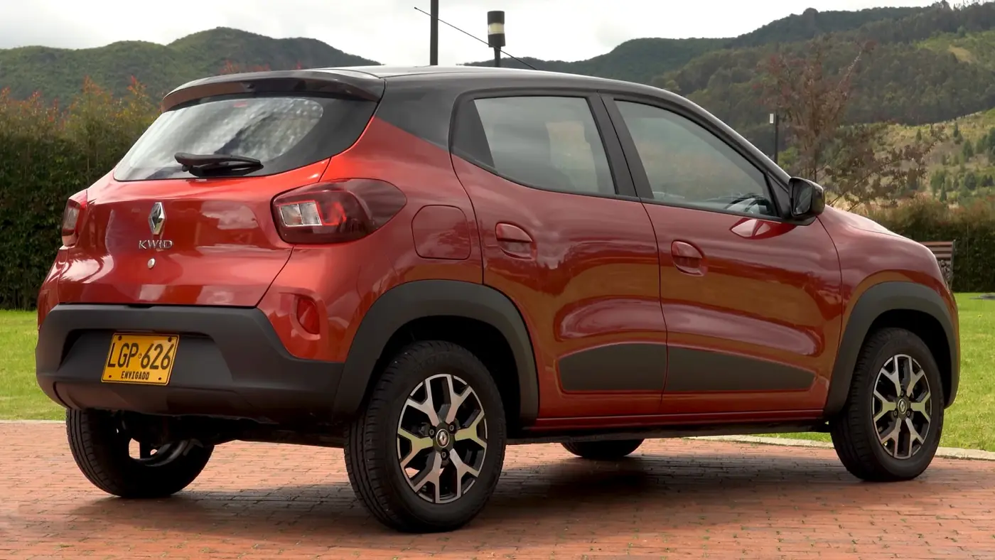 Renault Kwid 2026, vista 3/4 trasera