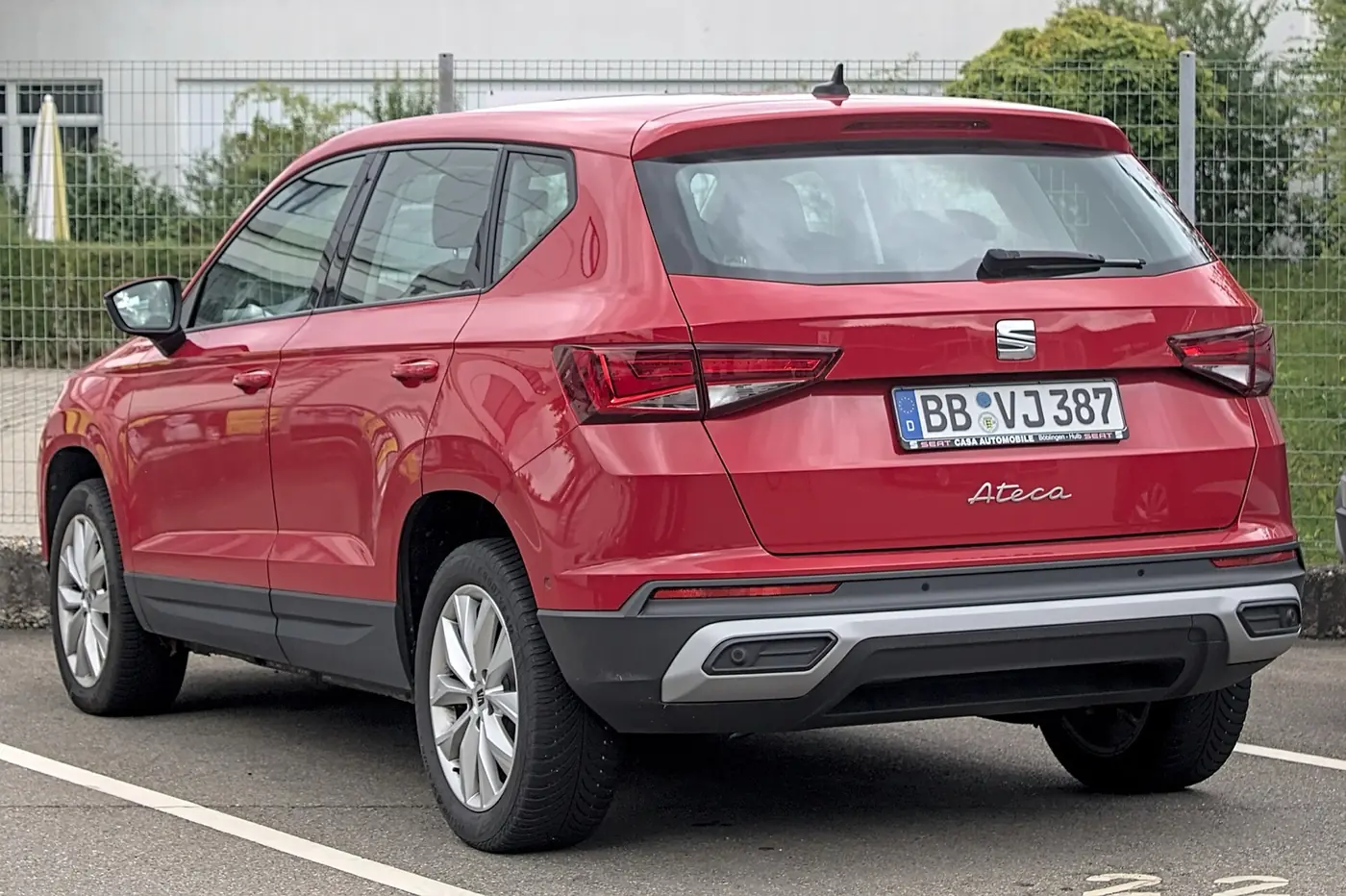 SEAT Ateca 2026, vista 3/4 trasera