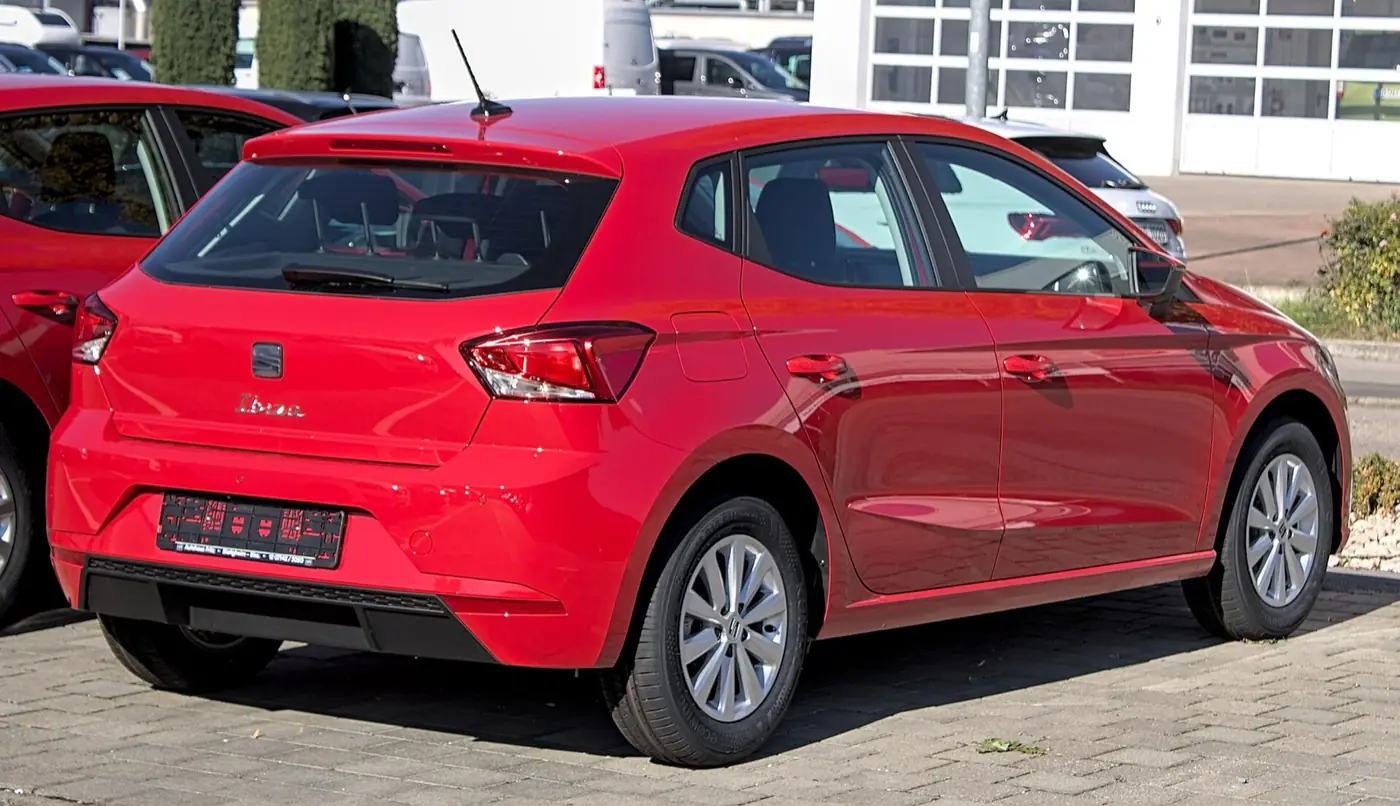 SEAT Ibiza 2027, vista 3/4 trasera