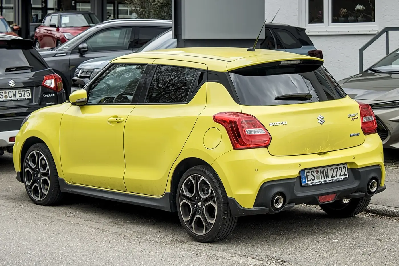 Suzuki Swift Sport , vista 3/4 trasera