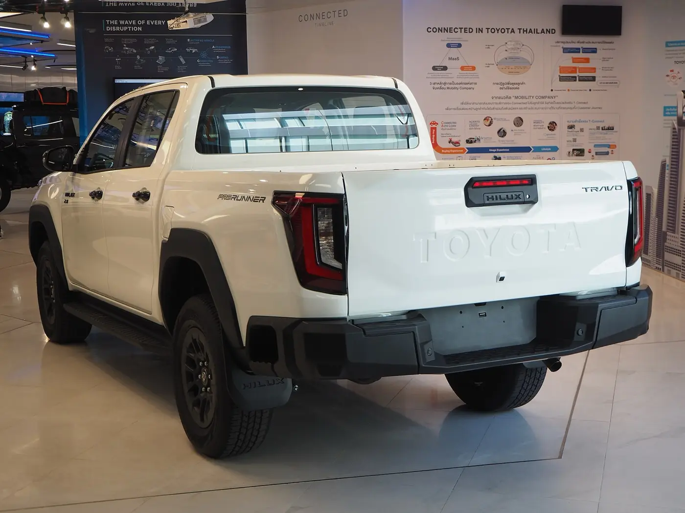 Toyota Hilux 2027, vista 3/4 trasera