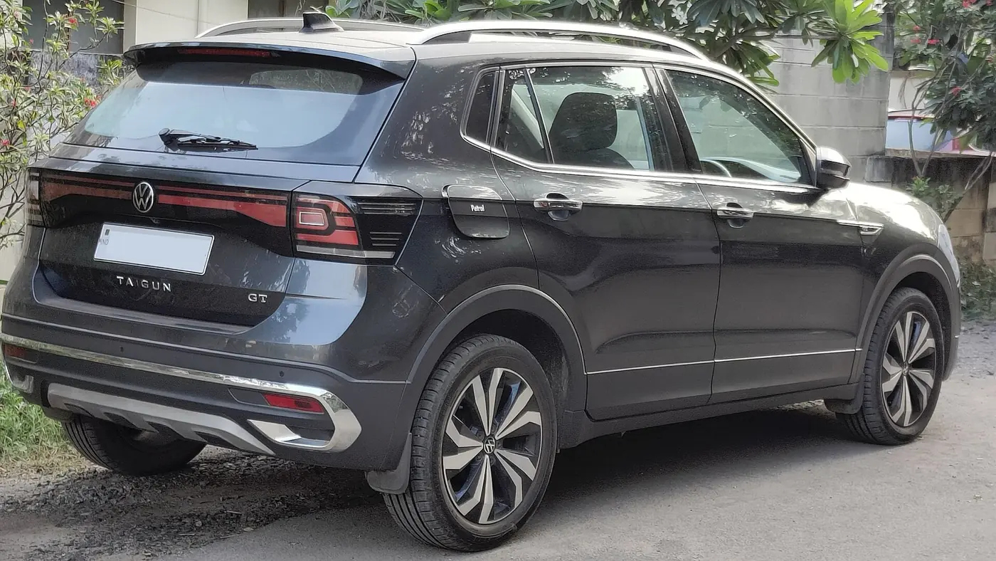 Volkswagen Taigun 2026, vista 3/4 trasera