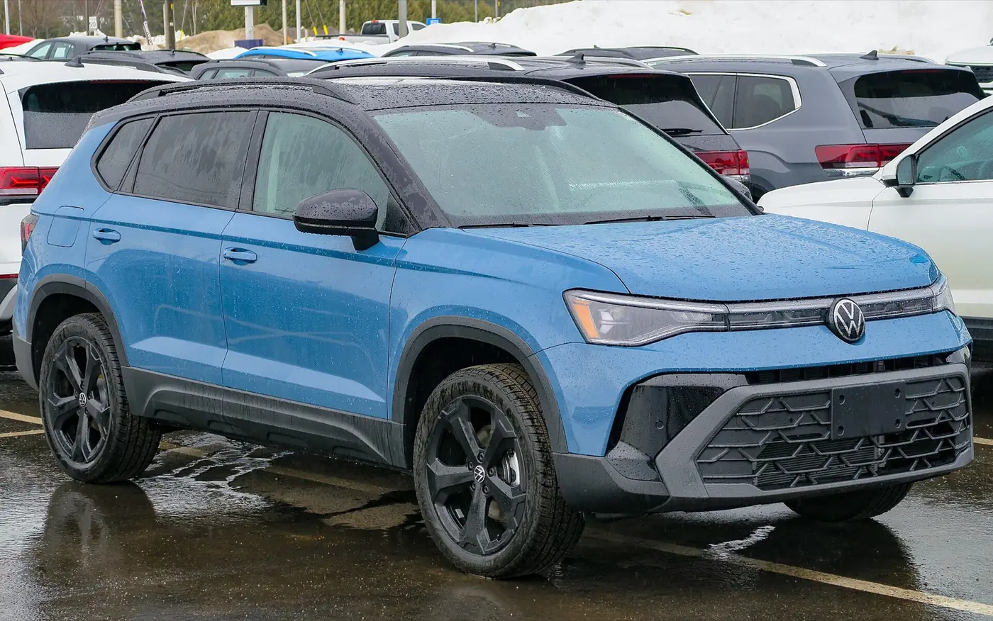 Volkswagen Taos 2026, vista 3/4 frontal
